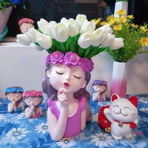 Bình hoa decor phòng ngủ