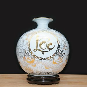 Bình hút tài lộc gốm sứ Bát Tràng