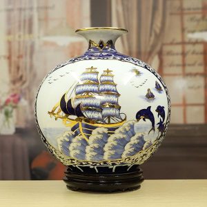 Bình hút tài lộc in họa tiết phong thủy